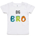 Big Brother, Monsters AS Colour Baby T-shirt White Baby T-shirt Printed In Australia