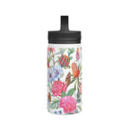 Australian Native Flowers Stainless Steel Water Bottle, Handle Lid Stainless Steel Water Bottle With Handle Lid Globally Fulfilled Plants