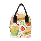 Snack Time - Zipper Lunch Bag One Size Zipper Lunch Bag Printed Offshore