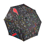 Colourful Maths Formulas - Semi-Automatic Foldable Umbrella (Model U12) One Size Semi-Automatic Foldable Umbrella (U12)