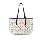 Australian Plants And Animals PU Leather Tote Bag Large