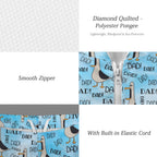 Dad Seagull Men's Lightweight Sun Hoodie & Shorts Set Men's Lightweight Sun Hoodie & Shorts animal Dad Printed Offshore