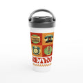 Retro Life - White 15oz Stainless Steel Travel Mug Default Title Travel Mug Globally Fulfilled Retro tech