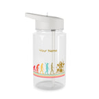 Personalised - Drummer Evolution - Clear Tritan Water Bottle