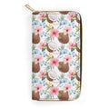Coconuts - PU Leather Wallet white 19.7x10.5cm Zippered Wallet / Purse Printed Offshore