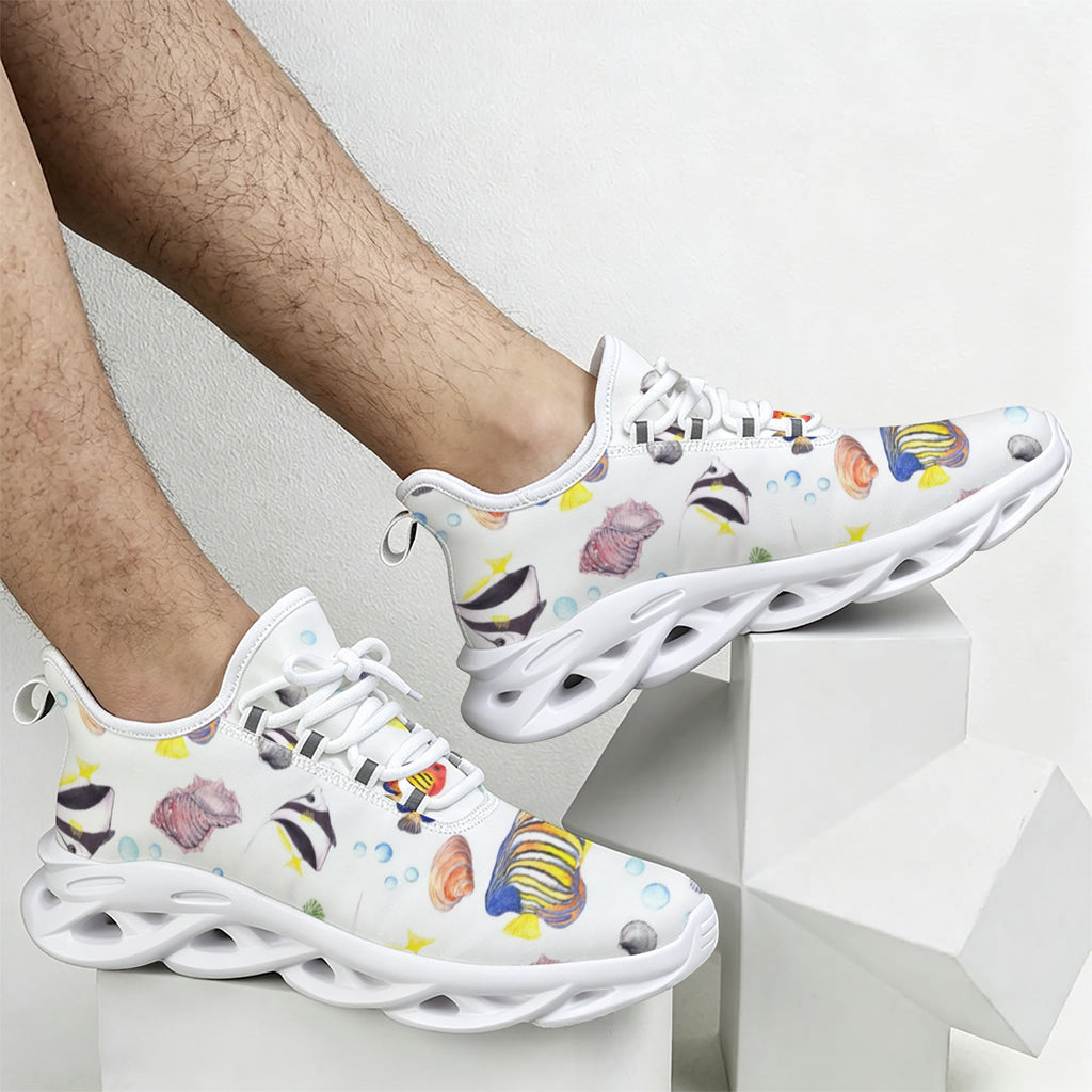 Tropical Fish Men's Twisted Sole Sneakers