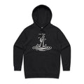 I'm Fine Drowning Thumbs Up Women's AS Colour Hoodie
