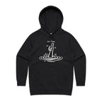 I'm Fine Drowning Thumbs Up Women's AS Colour Hoodie