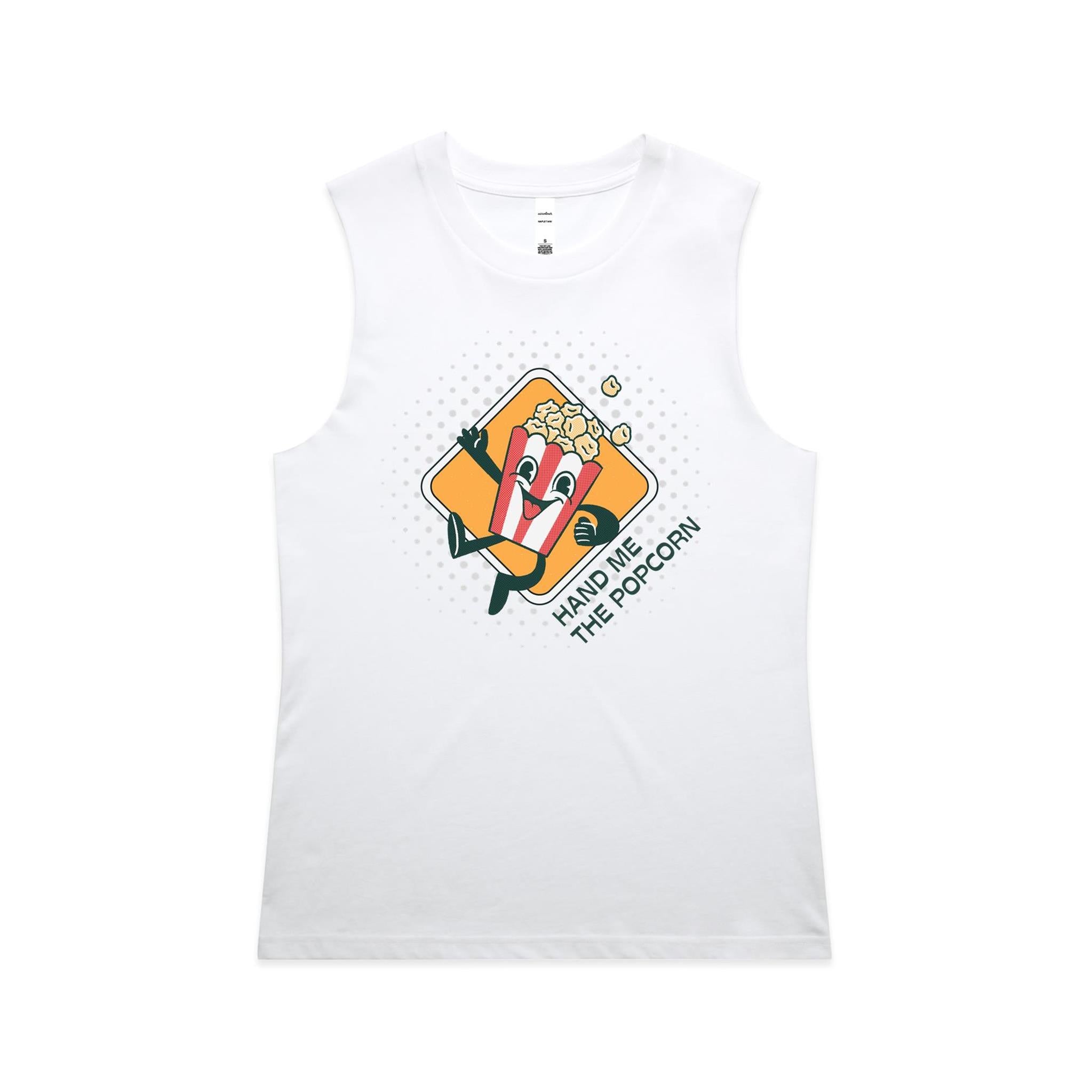 Hand Me The Popcorn - AS Colour Women's Maple Tank