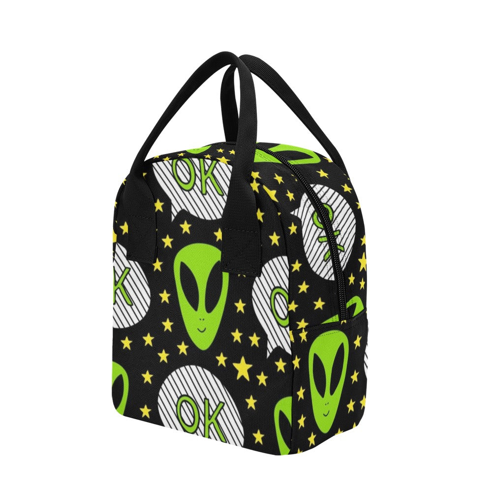 Alien OK - Zipper Lunch Bag Zipper Lunch Bag Printed Offshore