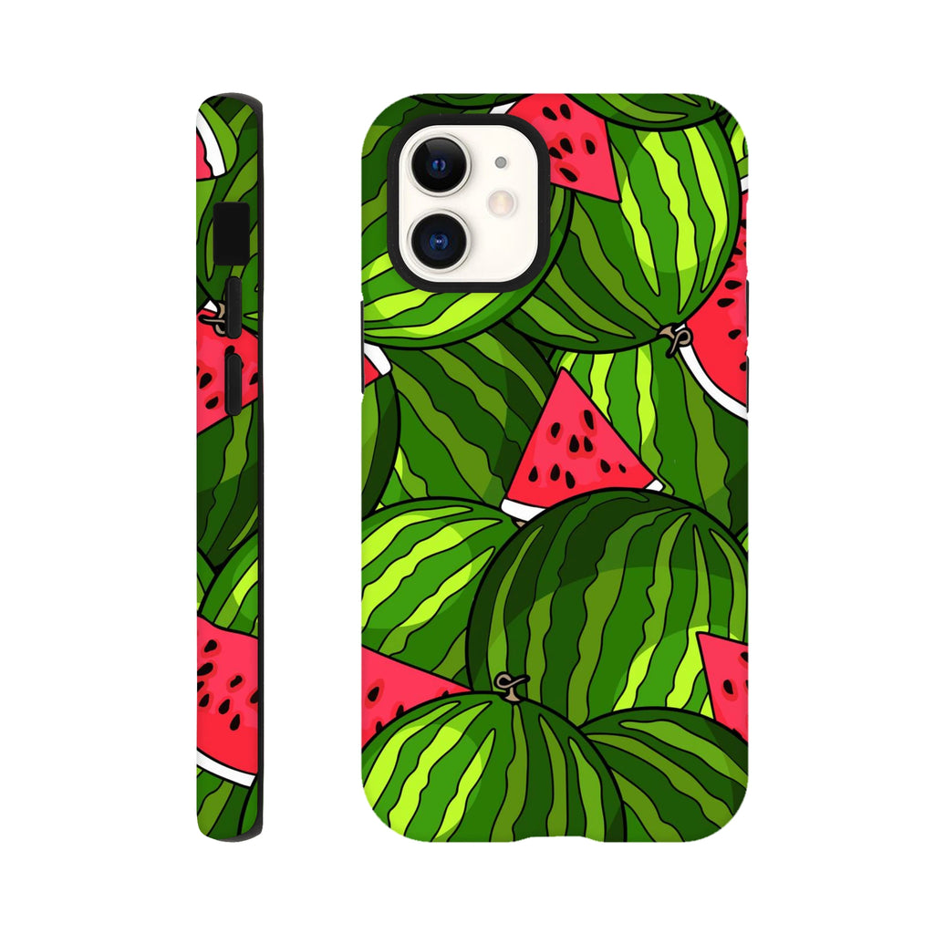 Watermelons - Apple iPhone Tough case iPhone 12 Mini iPhone Tough Case Food Globally Fulfilled