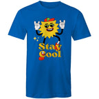Stay Cool - Mens T-Shirt Bright Royal Mens T-shirt Printed In Australia