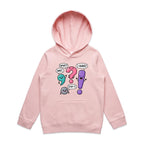 Funny Punctuation Kids AS Colour Hoodie
