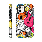 Sticker Music - Apple iPhone Tough case iPhone 12 Mini iPhone Tough Case Globally Fulfilled Music
