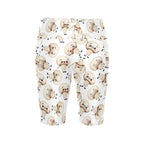 Cute Mushrooms Women's Bike Shorts With Side Pockets Women's Bike Shorts Food Printed Offshore