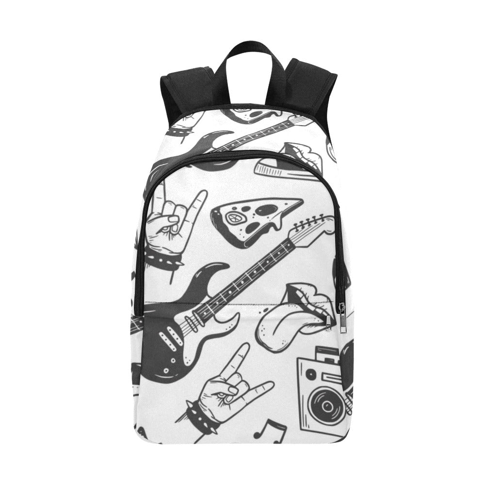 Rock Music - Fabric Backpack
