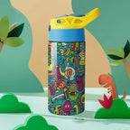 Crazy Creatures - Little Kids Water Bottle Little Kids Water Bottle Printed Offshore Sci Fi