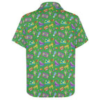 Bright 80's Women's Collared Pocketless Short Sleeve Shirt