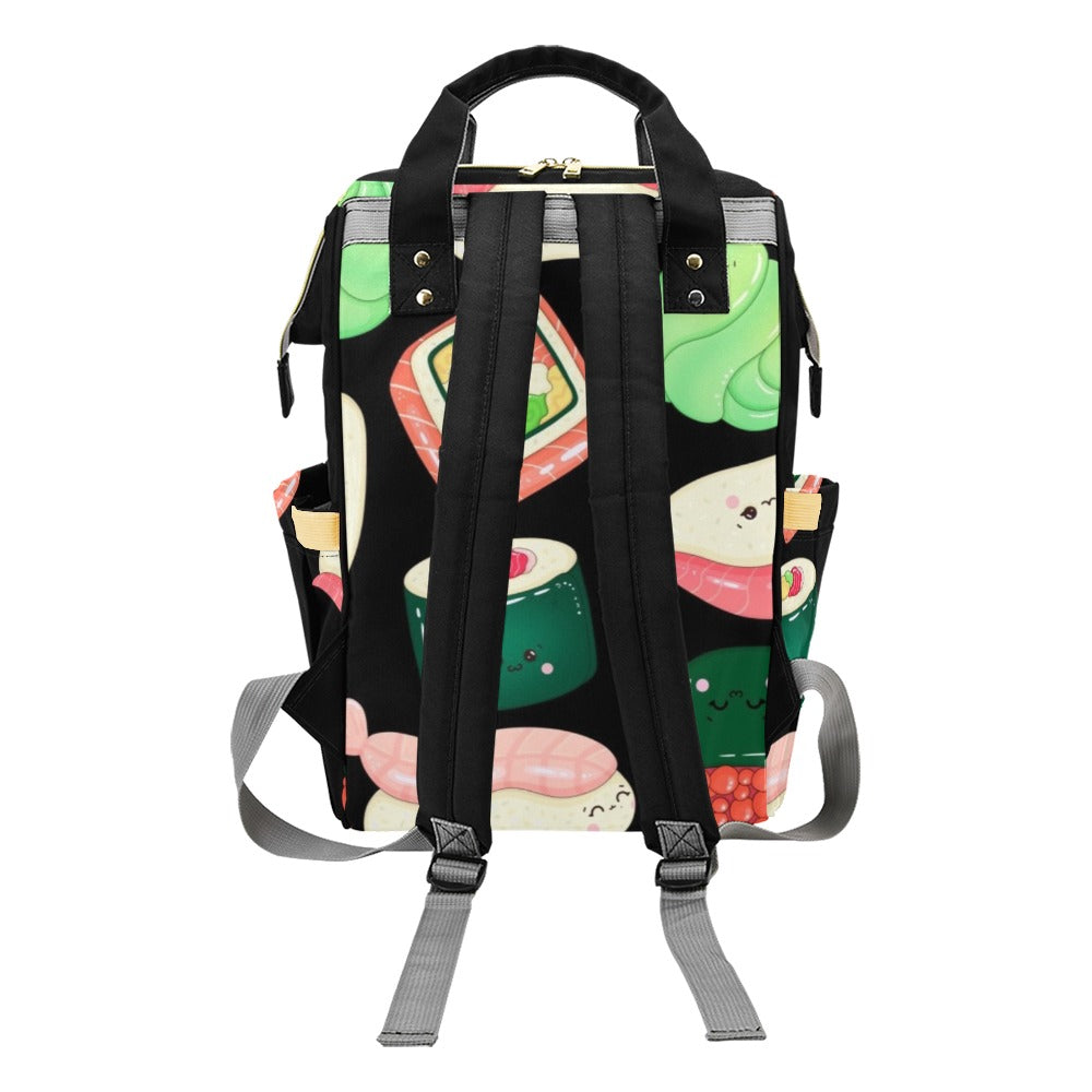 Happy Sushi - Multi-Function Backpack, Nappy / Diaper Bag