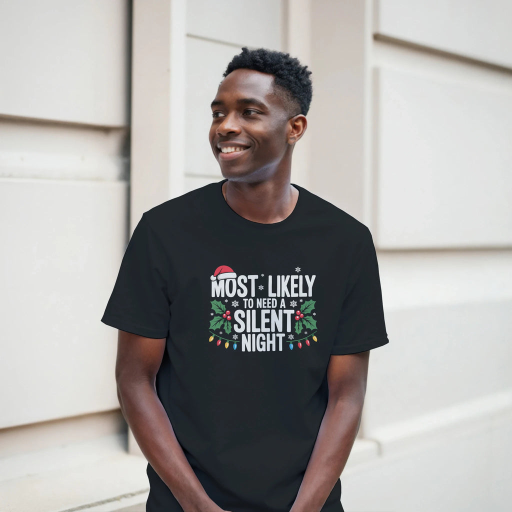 Personalised - Christmas Most Likely To - Classic Unisex Crewneck T-shirt | Gildan® 64000 Personalised T-shirt Christmas customise Globally Fulfilled personalise