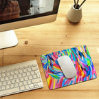 Brushstrokes Leather Mouse Pad Leather Mouse Pad Printed Offshore