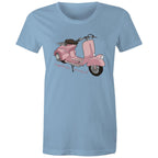 Explore More - Womens T-shirt Carolina Blue Womens T-shirt Printed In Australia