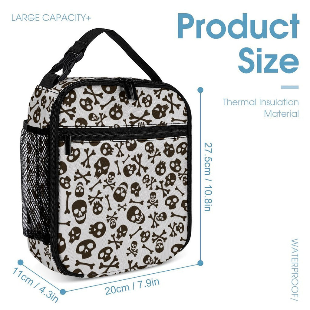 Skull And Crossbones Backpack, Lunch Bag & Pencil Case Set