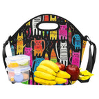 Colourful Cats - Neoprene Lunch Bag Neoprene Lunch Bag Printed Offshore