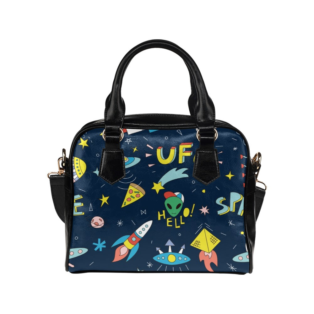 Hello Alien - Shoulder Handbag (Model 1634) One size Shoulder Handbags (1634)