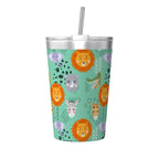 Safari Animals Small Stainless Steel Travel Mug Cup 12oz/350ml