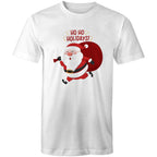 Ho Ho Holidays, Santa, Christmas - Mens T-Shirt White Mens Christmas T-shirt Christmas Printed In Australia