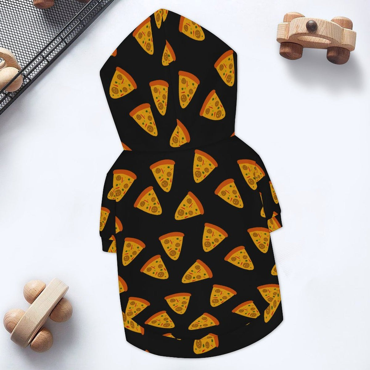 Pizzas Pet Hoodie (Large Size)