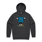I'm A Total Square - Mens Hoodie Asphalt Marle Mens Hoodie Maths Printed In Australia
