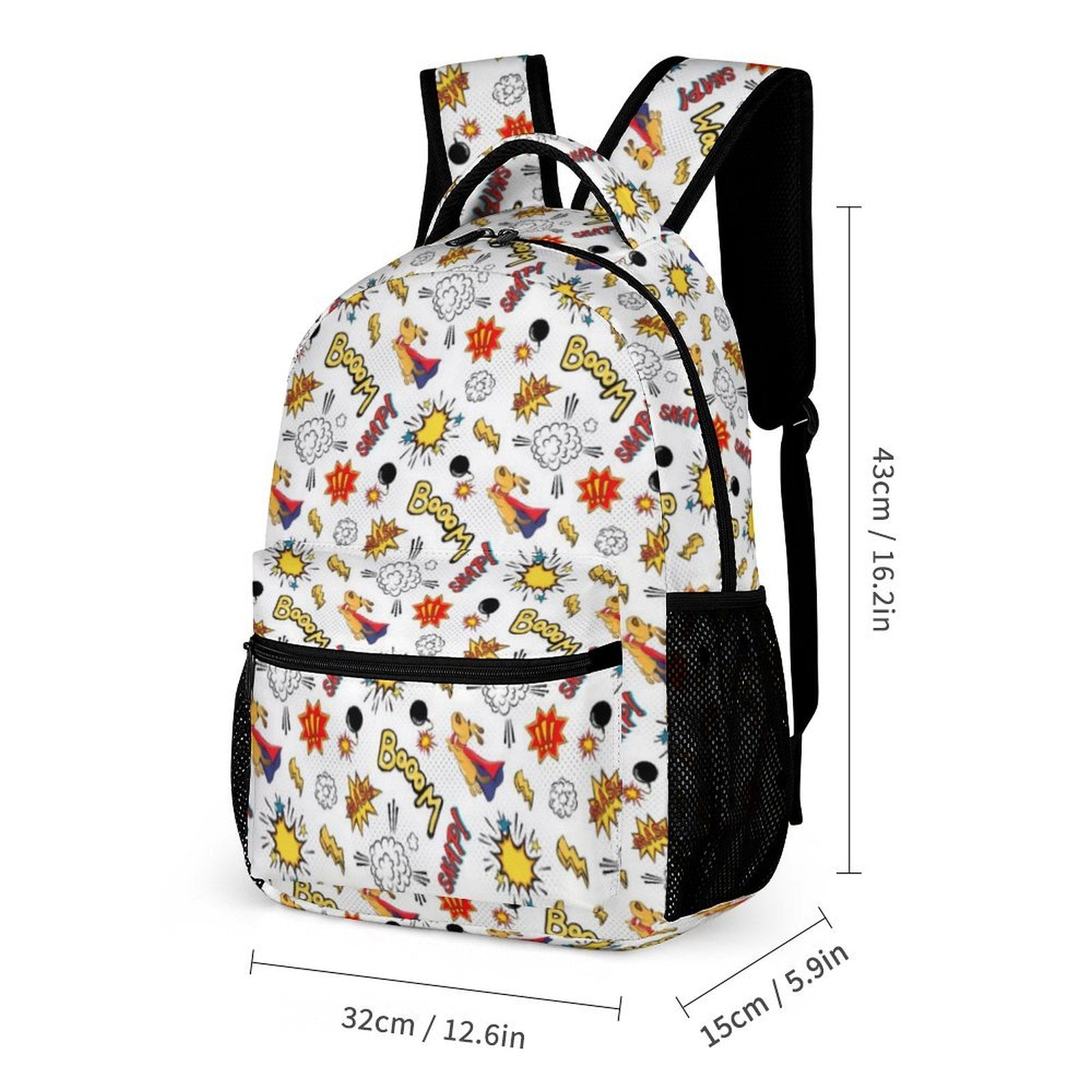 Super Dog Backpack, Lunch Bag & Pencil Case Set
