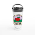 Personalise - We Appreciate You, Teacher, Apple - White 15oz Stainless Steel Travel Mug Default Title Personalised Travel Mug