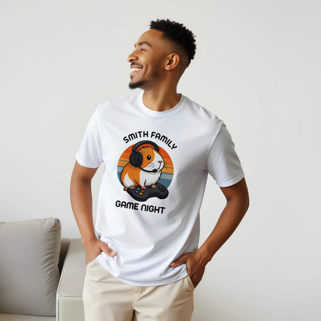 Family Game Night - Personalised T-shirt Personalised T-shirt customise Games Globally Fulfilled personalise