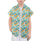 Pineapple Coconut Senior Kids Hawaiian Shirt