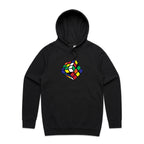 Game Cube - Mens Hoodie Black Mens Hoodie Games Printed In Australia