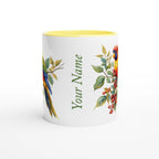 Personalise - Lorikeet, Australian Birds - 11oz Ceramic Mug Personalised 11oz Mug animal Globally Fulfilled