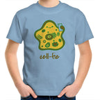 Cell-fie, Cell Selfie - Kids Youth T-Shirt Carolina Blue Kids Youth T-shirt Printed In Australia Science