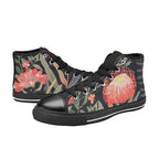 Australian Waratah Flower - Men's High Top Canvas Shoes