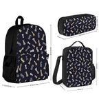 Chess Pattern - Three Piece Backpack Set