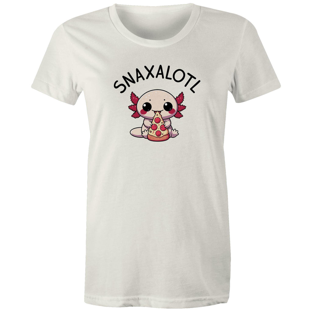 Snaxalotl, Axolotl Pizza - Womens T-shirt