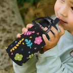 Rainbows And Flowers 12oz Kids Water Bottle with Straw Lid