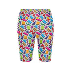 Graphic 80's Women's Bike Shorts With Side Pockets