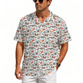Pretty Moths And Butterflies Men's Crinkle Hawaiian Shirt
