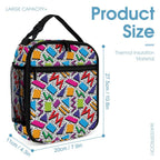 Graphic 80's Backpack, Lunch Bag & Pencil Case Set