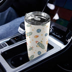Rockets 20oz Mobile Tumbler with Lid (Black Lock) 20oz Travel Mug Printed Offshore Space