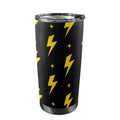 Yellow Lightning 20oz Mobile Tumbler with Lid (Black Lock) One Size 20oz Travel Mug comic Printed Offshore