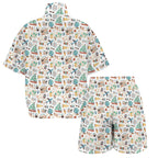 Travel And Explore Women's Windbreaker Short Set Women's Windbreaker Short Set Printed Offshore